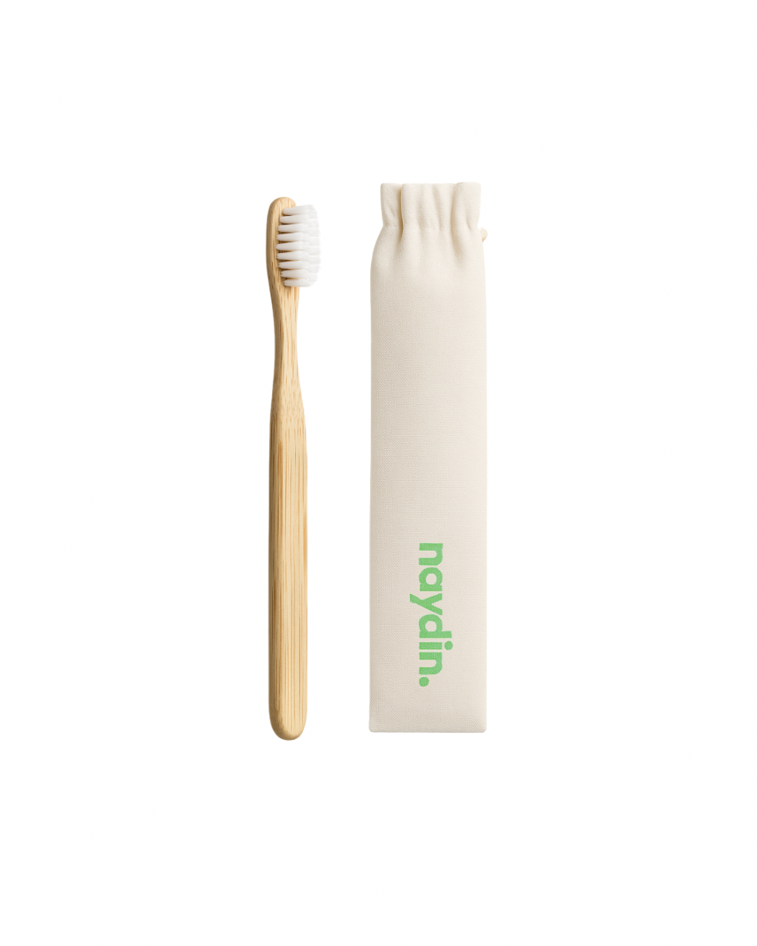 Bamboo toothbrush ( medium Bristles) + travel Bag